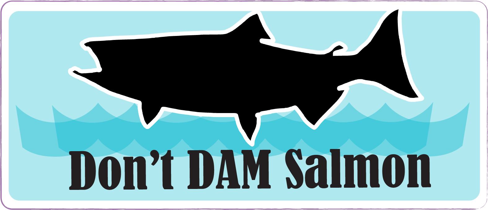DDSlogo "Don't DAM Salmon" logo