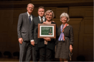 EnviroAward A group of Broads holding an environmental award